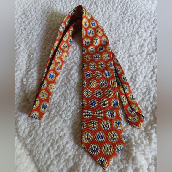 Vintage Leonard paris silk tie - Picture 2 of 3